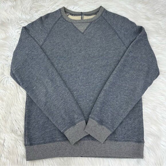 Life After Denim Men's Blue Crew Neck Athletic Long Sleeve Sweatshirt Small/C39 - Picture 2 of 9